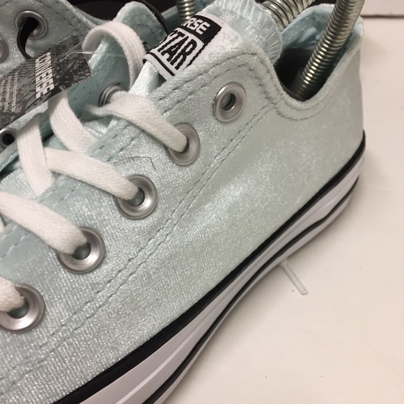 Women’s converse CTas OX glacier blue white SZ 6 7 - Picture 2 of 5